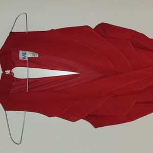 MENU red midi dress.
